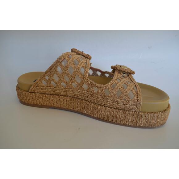 Bibi Lou Raffia Platform Sandal Anthropologie - Picture 4 of 5